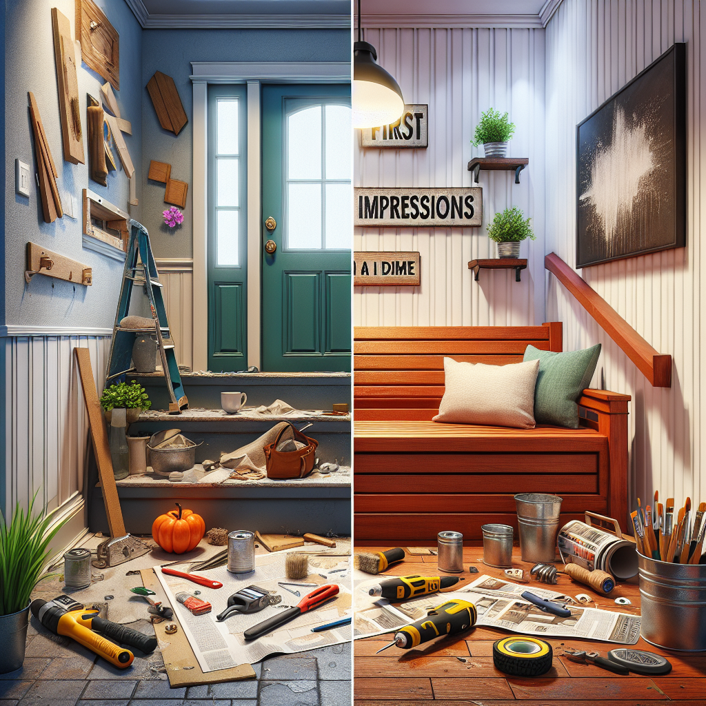 Budget Entryway Makeovers