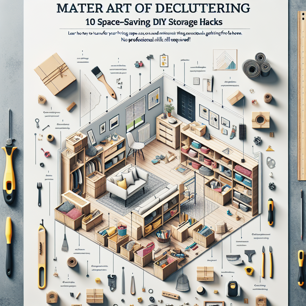 Master the Art of Decluttering: 10 Space-Saving DIY Storage Hacks