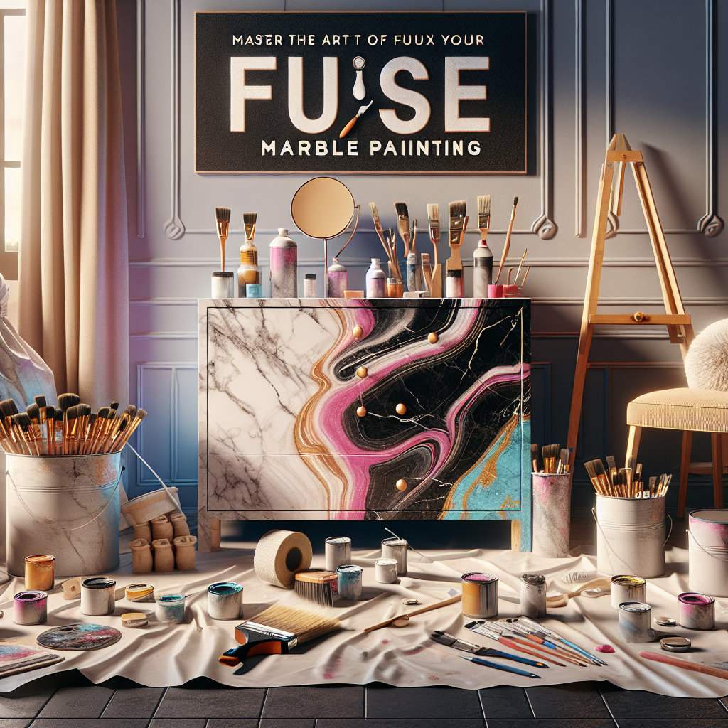 Master the Art of Faux Marble Painting: Upgrade Your Furniture on a Budget